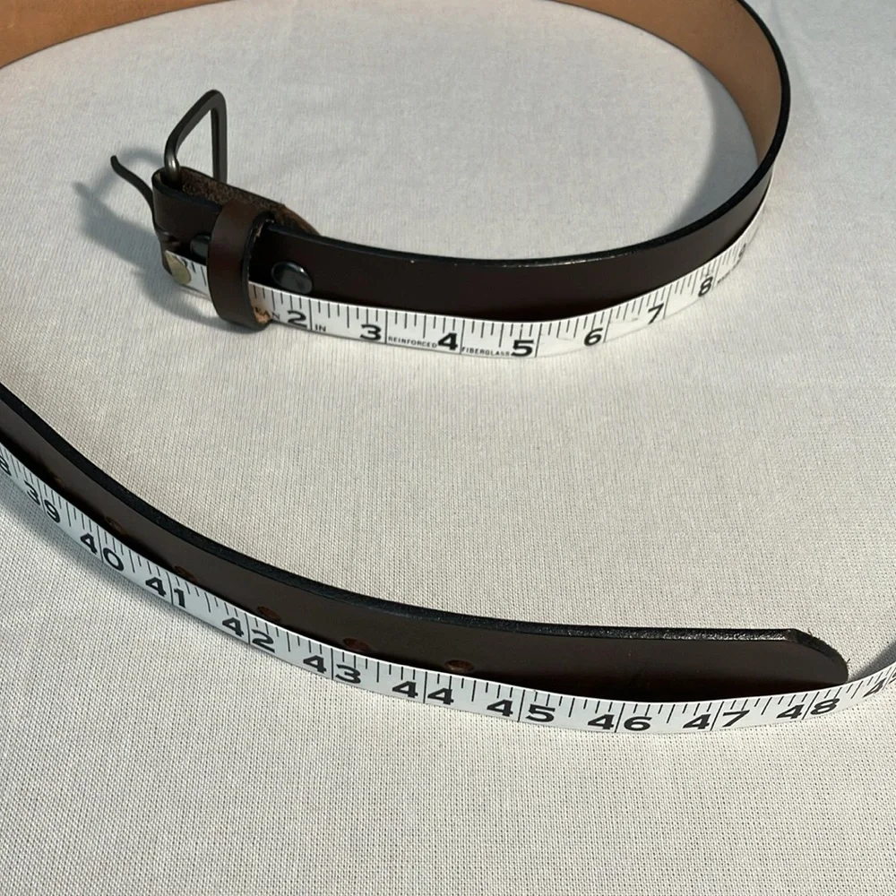 Dark Brown Leather Belt NWOT Possibly Handmade